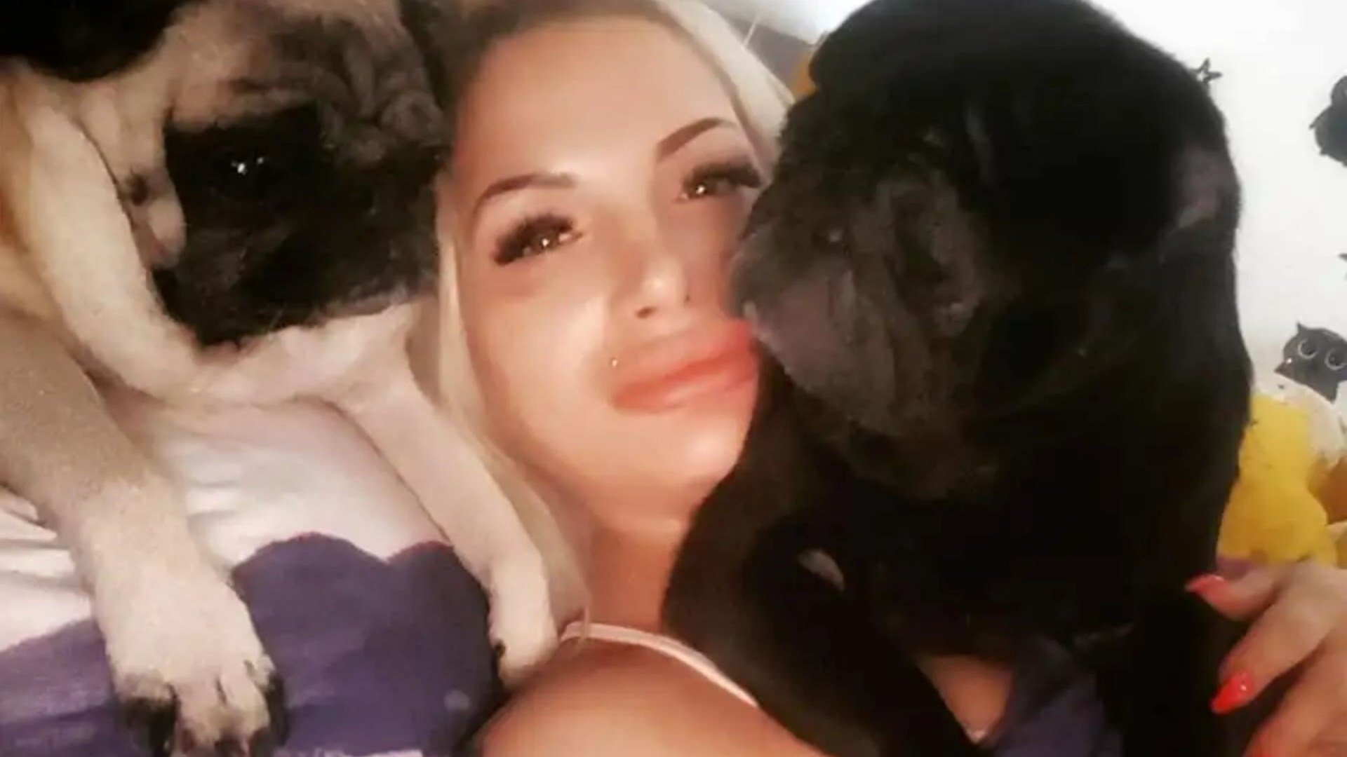 Tragic dog owner, 34, eaten by her pet pugs after dying in apartment as heartbreaking tributes paid to 'beautiful angel'