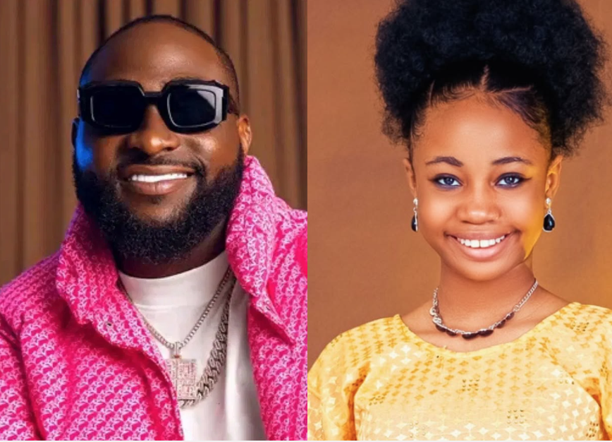 Drama, reactions as 11-year-old claims to be Davido’s eldest daughter