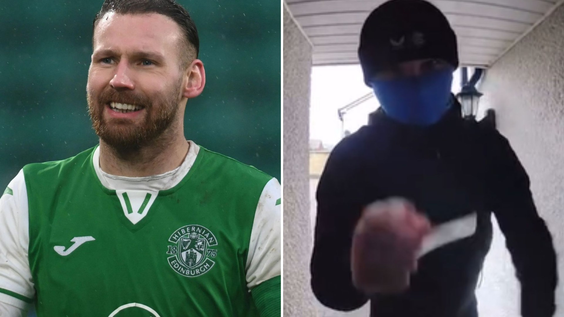 Hibs goal hero Martin Boyle reveals he was targeted at home by Rangers fan in sinister sticker stunt