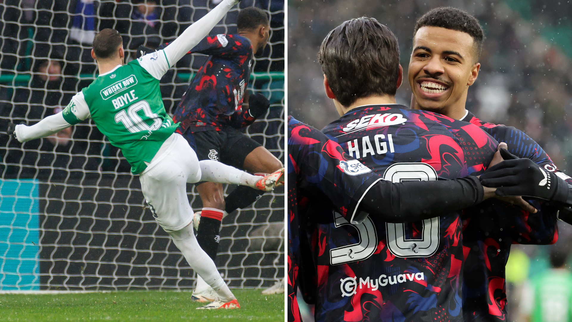 Hibs vs Rangers LIVE SCORE as Hamza Igamane continues red-hot form as he bags brace but Martin Boyle pulls one back