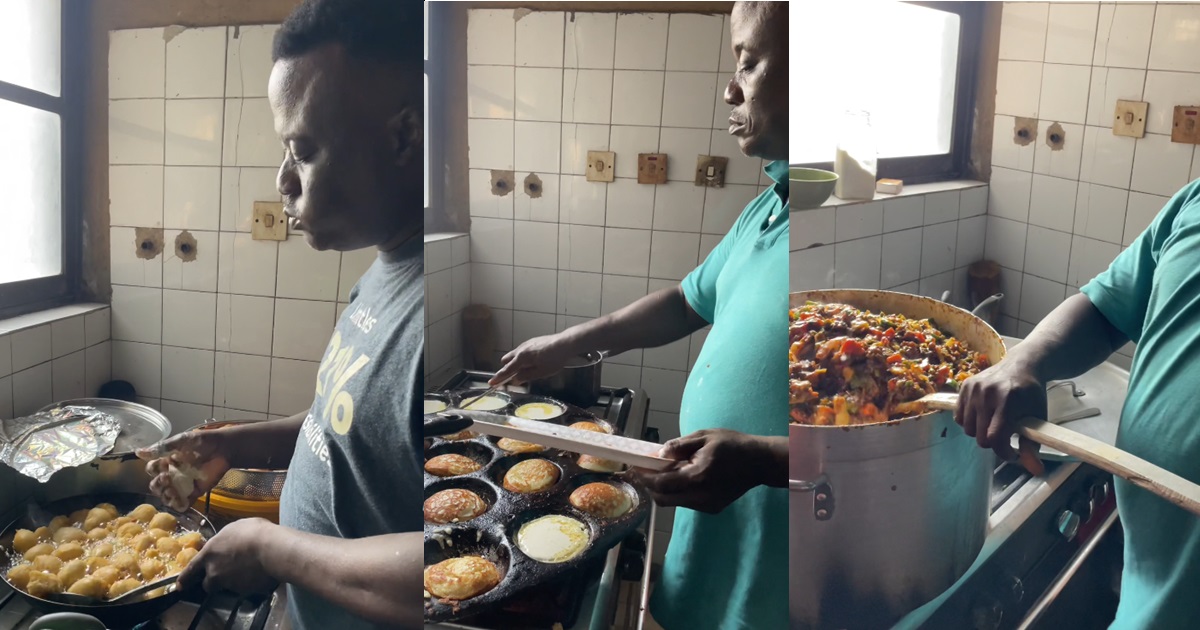 Lady flaúnts her dad's passion for cooking impressing netizens (VIDEO)