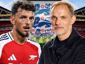 Thomas Tuchel holds talks with Arsenal star Ben White over shock England recall after three-year exile from squad