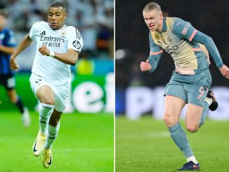 Champions League's fastest players revealed as Erling Haaland claims top spot and team-mate same speed as Kylian Mbappe