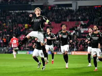 UCL: Arsenal Rout PSV, Real Overcome Atletico Madrid